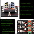 thumbnail image 3 of Shisuyan Power Distribution Terminal Block Black 1Pcs 3.4*1.4in, 3 of 8