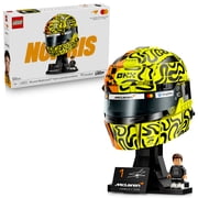 LEGO Editions McLaren Mastercard F1 Team Lando Norris Helmet - Building Set for Adults, Ages 18+ - F1 Bedroom, Office or Shelf Decor for Fans - Gift for Men & Women - 43023