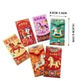 thumbnail image 3 of Sulaicai Chinese New Year Red Envelopes 2026, Festive Lucky Money Bags with Cute Horse Designs & English/Chinese Blessings, Lunar New Year Gift Cash Holders, 6pcs, 3 of 7