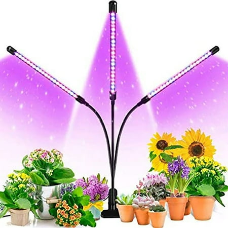 

Monfince Plant growth lights with 3 timing lights LED 5 adjustable light level plant growth lamps for indoor plants
