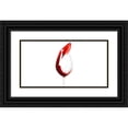 thumbnail image 1 of Carvalho, Jackson 24x15 Black Ornate Wood Framed with Double Matting Museum Art Print Titled - Red Splash, 1 of 4
