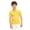 Yellow, variant on ATOGUTA Girls Collared Shirts Kids Boys Summer Tops Crewneck Cute Short Sleeve Tees Size 3T-16, White