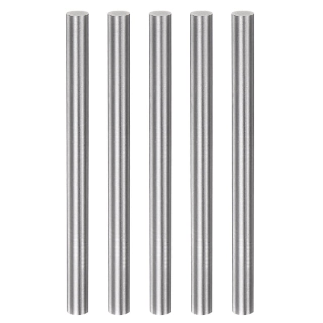Unique Bargains 5 Packs 7.1mm x 100mm High Speed Steel (HSS) Round Rod Lathe Bar Stock DIY Tool