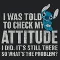 thumbnail image 2 of Womens Lilo & Stitch Attitude Check Racerback Tank, 2 of 4