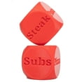 thumbnail image 2 of FOOD TAKEOUT DICE | Set of 2 Unique 1.4" Dice | Leave your Next Meal up to Fate, 2 of 10