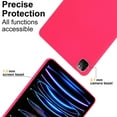 thumbnail image 6 of Allytechgroup iPad Pro 12.9" 2022/2021/2020/2018 Case, Ultra Slim Fit Shockproof Bumper Anti-Scratch Soft Silicone Back Cover Case for Apple iPad Pro 12.9" 6th 5th4th 3rd Gen, Rose, 6 of 9