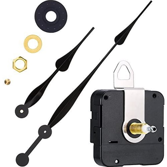 Ziediop High Torque Long Shaft Clock Movement Mechanism with Spade Hands