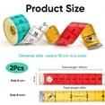thumbnail image 2 of Tailors Soft Tape Measure Sewing – 2 Pack Dual-Sided Flexible Measuring Tape for Body Measurements & Clothes Tailoring – 150cm/60inch Portable Fabric Tape Measure with Box for Tailors & Dressmakers, 2 of 6