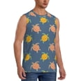 thumbnail image 2 of Uemuo Cute Turtle Pattern Men's Sleeveless T-Shirt,Muscle Athletic Tank Top, Moisture-wicking Quick-dry Breathable Classic Tee Top for Gym Run Outdoor Sports-XX-Large, 2 of 8