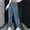 Navy, variant on Pants for Women Plus Size with Pockets,Women Fashion Casual Warm Solid Color Elastic Waist Binding Leg Length Pants Army Green XL