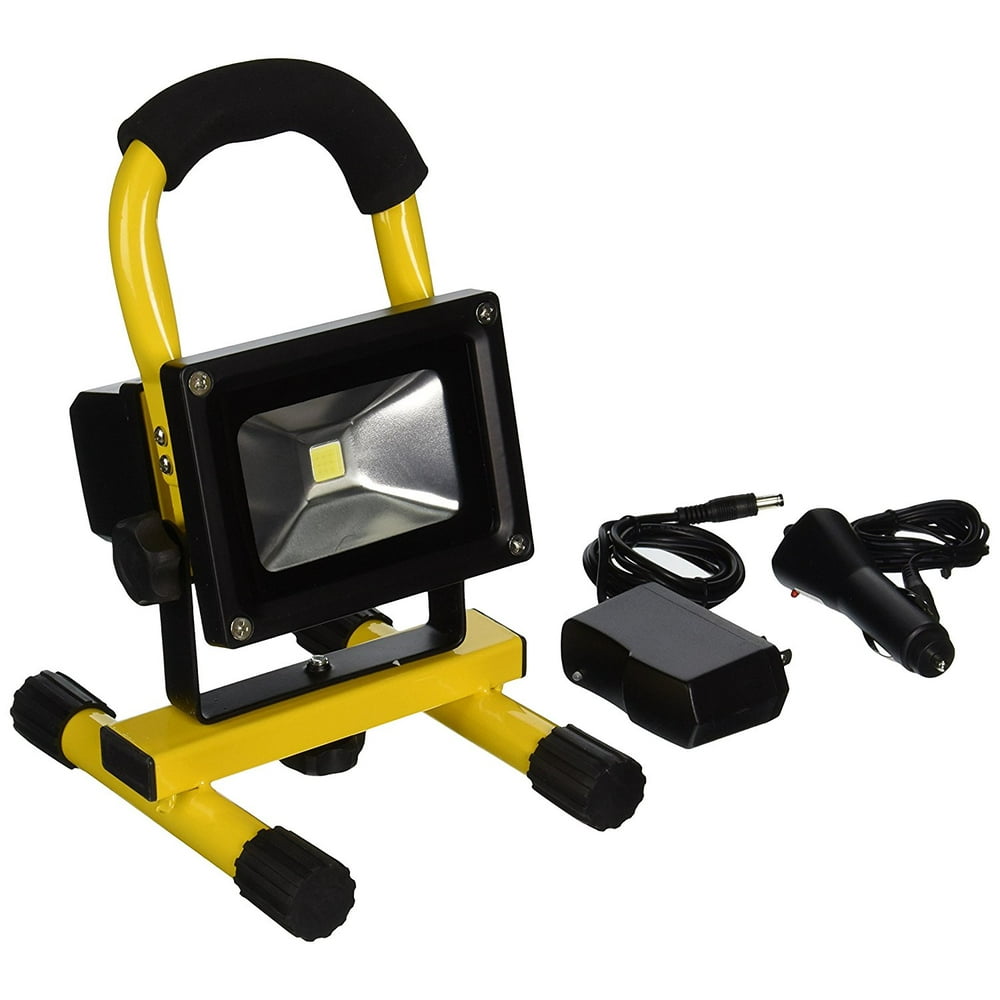Portable 10W COB Type Super Bright LED Work Light Rechargeable Flood