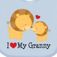 thumbnail image 4 of Inktastic I Love My Granny Boys or Girls Baby Bib, 4 of 4