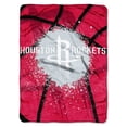 thumbnail image 1 of Couverture en Peluche Raschel Royal Houston Rockets 60"x80 Pouces - Design Shadow Play, 1 of 1