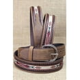 thumbnail image 3 of Tony Lama Men's Woven Leather Lace Belt - 5A109 28, 3 of 6