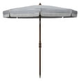 thumbnail image 3 of SAFAVIEH Copen 6.5' Beach Patio Umbrella, White/Navy, 3 of 6