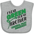 thumbnail image 3 of Inktastic I Wear Green for My Brother- Cerebral Palsy Awareness Boys or Girls Baby Bib, 3 of 4