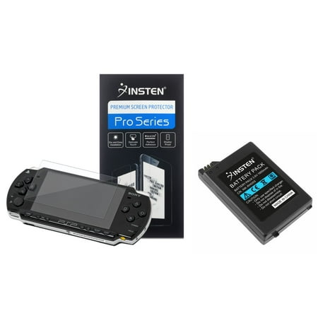 Insten Replacement Lithium Battery Pack + Screen Protector For PSP