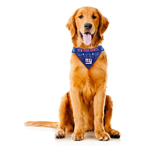 New york shop giants dog collar