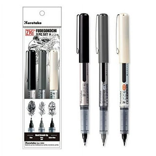 Kuretake Brush Pen (No.22), for lettering, calligraphy, illustration, art,  writing, sketching, outlining, AP-Certified, Made in Japan