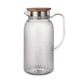 thumbnail image 2 of CaiYueKe Plastic Pitcher with Lid and Strainer, 1L Beverage Jug for Iced Water, Fruit Tea, Bar and Restaurant Use, High-Temperature-Proof PC Water Pitcher for Kitchen, Dining, KTV, Clear Juice Jug, 2 of 7