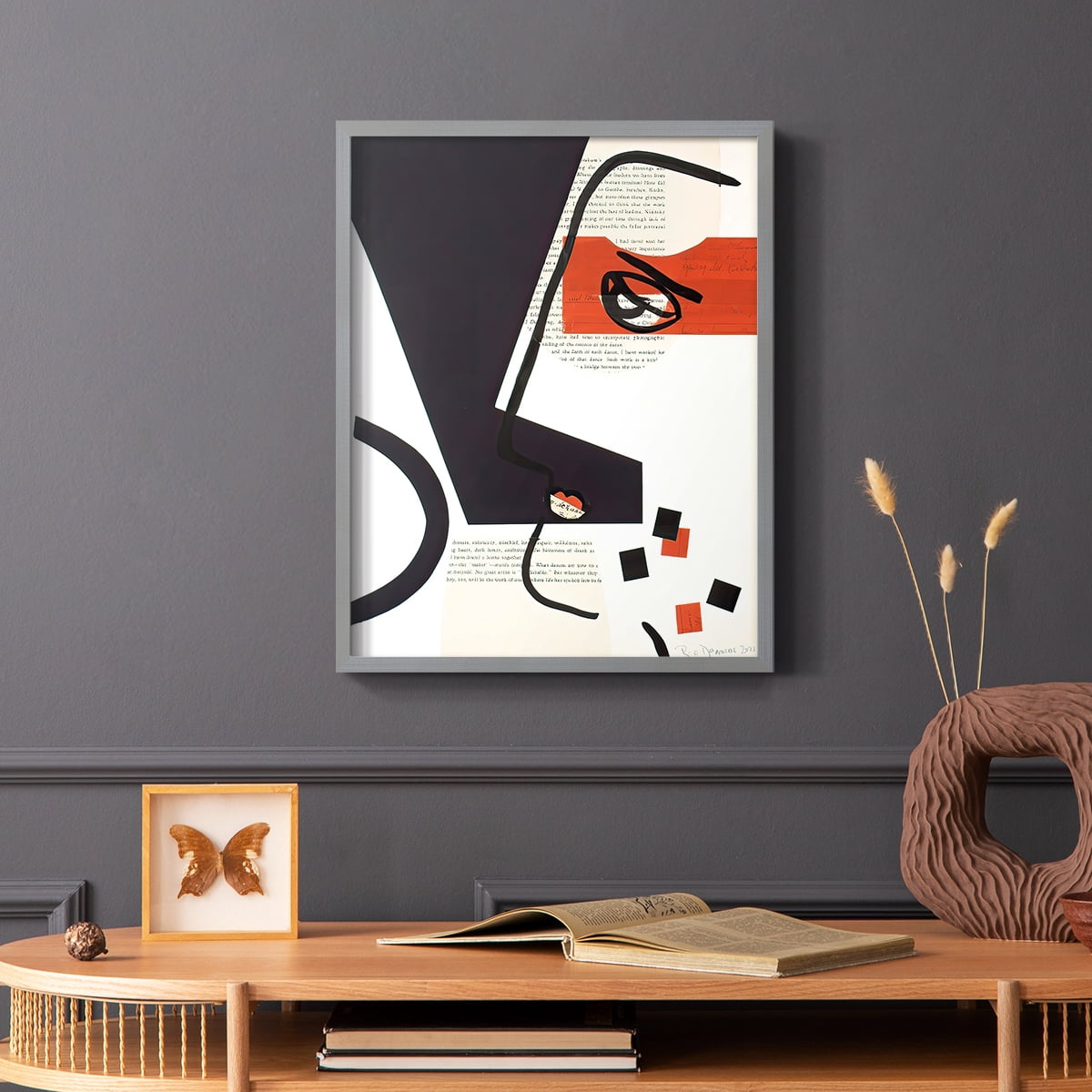 Faces of A Century V in Paper Solid Wood 11 x 14 Framed Print