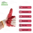 thumbnail image 2 of [200 Pack] Latex Dipped Nitrile Coated Work Gloves Small - String Knit Cotton Coated Work Safety Gloves Great for Construction, Warehouse, Home, Landscaping, Moving, Mechanic Cotton Disposable Gloves, 2 of 7