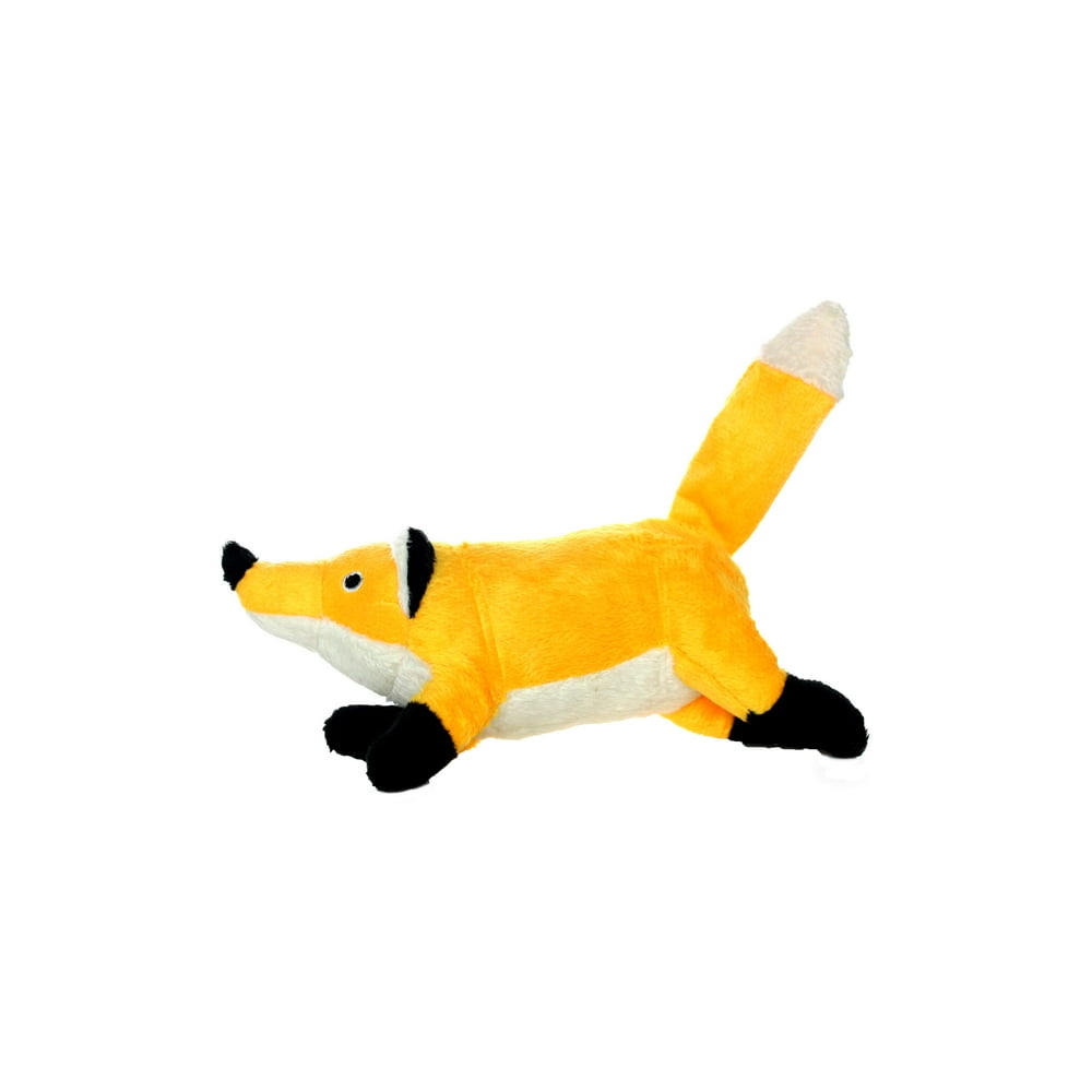 Mighty DuraScale Soft Fox Dog Squeaker Toy, Multicolor