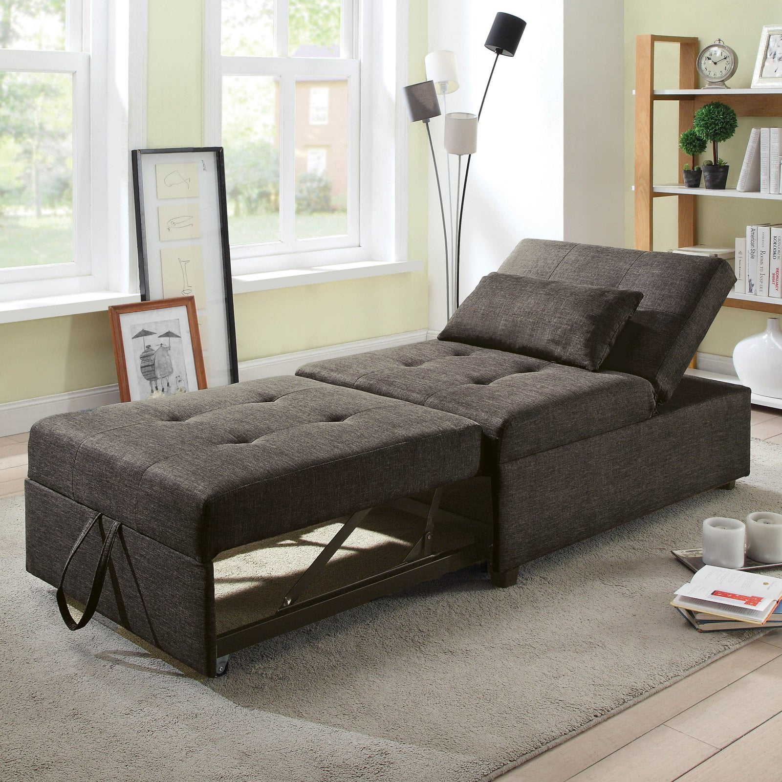 Furniture of america betty convertible bed ottoman deals