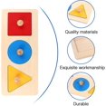thumbnail image 4 of TrueNorth 1 Pieces Gift Wooden Shape Puzzles,wood Knob Puzzle Peg Board, 4 of 5