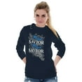thumbnail image 4 of Soul Savior Jesus Christ Christian Women's Long Sleeve T Shirt Brisco Brands S, 4 of 6