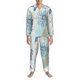 thumbnail image 3 of Fotbe Algae Corals and Seashells Pijama de Hombre con Estampado de Manga Larga, Conjunto de 2 Piezas, Ropa de Dormir Suave y Cómoda con Bolsillos-Small, 3 of 7