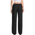 thumbnail image 5 of Women Cotton Linen Summer Palazzo Pants Drawstring Waist Wide Leg Lightweight Beach Trousers with Pockets, 5 of 10