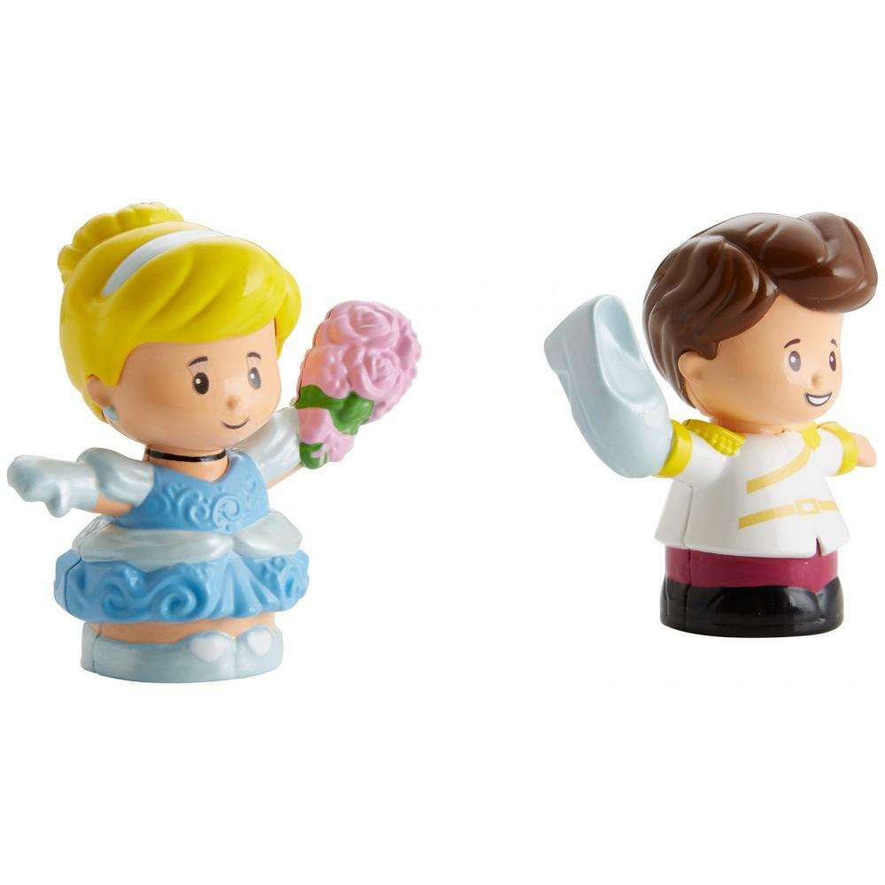 Fisher Price Little People Disney Cinderella w/ Flowers & Prince Charming NEW 