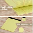 thumbnail image 6 of 12 Pack Yellow Legal Pads 8.5 x 11.75 College Ruled Yellow Note Pad Narrow Ruled 30 Sheets Notepads Perforated Writing Pad Clear Print 8x11 Legal Pads Pads of Paper, 6 of 14