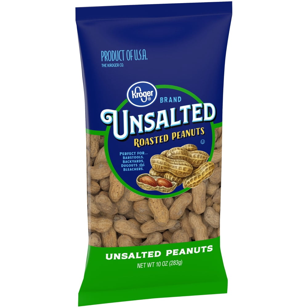 Kroger Unsalted In-Shell Peanuts 10 oz - 5 Pack