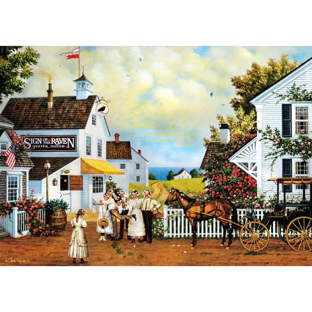 Puzle Charles Wysocki Fun Lovin' de 300 piezas de Buffalo Games, 54 x 38 cm
