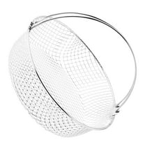 Air Fryer Accessories Tray Toaster Oven Round Basket Silver