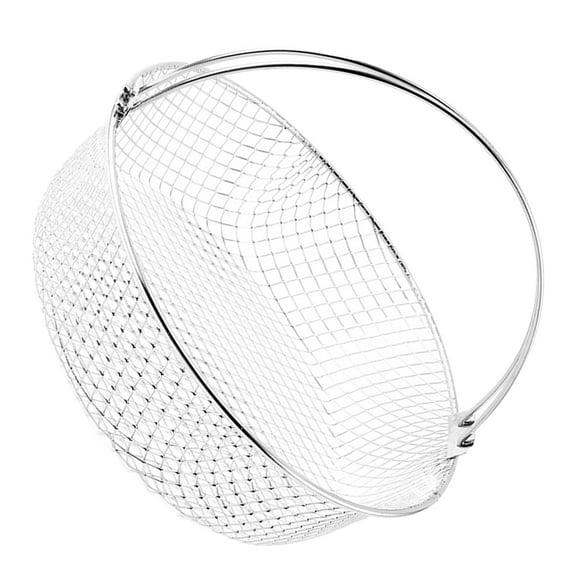 Air Fryer Accessories Tray Toaster Oven Round Basket Silver
