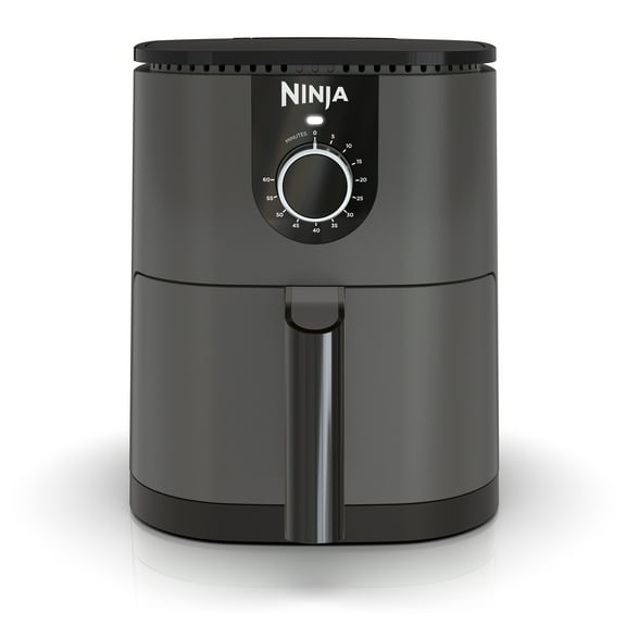 Ninja Mini 2 Qt Air Fryer w/ Quick Set Timer, Compact and Nonstick, AF080 Grey