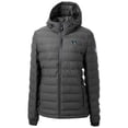 thumbnail image 2 of Women's Cutter & Buck Gray Gwinnett Stripers Mission Ridge Repreve Puffer Full-Zip Jacket, 2 of 3