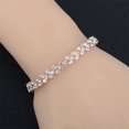 thumbnail image 3 of Pulseras romanas de moda con diamantes de imitación, joyería de cristal, regalos (oro rosa), 3 of 7