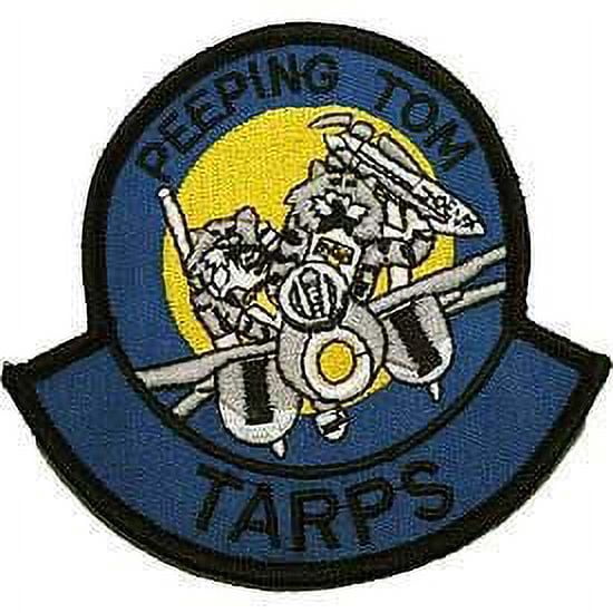 USN, TOMCAT TARPS - Embroidered Patches, Iron On Patch - 3.5"