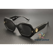 Tory Burch TY 7192U Plastic Womens Geometric Sunglasses Black 55mm Adult