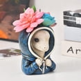 thumbnail image 2 of Sudadera con capucha Flowerpot Creative Animal, resina de serpiente, 305 g, 12,5 x 10 x 13 cm, 2 of 4