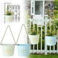 thumbnail image 2 of TAROFISH Half Round Iron Wall Planter Vintage Style Hanging Planter for Indoor Decoration, 2 of 12