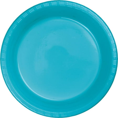 

Of Color 20 Count Plastic Dinner Plates Bermuda Blue