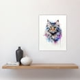 thumbnail image 4 of Siberian Cat Lovers Gift Watercolour Pet Portrait Painting Artwork Unframed Wall Art Print Poster Home Decor Premium, 4 of 5