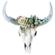 thumbnail image 2 of 4x Rustic Longhorn Cow Skull Wall Sculpture Wildlife Animal Figurines Soledad Escultura de toro, 2 of 10
