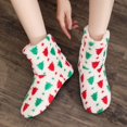 thumbnail image 2 of Mepaouo Christmas Shoes for Women Men Warm Indoor Floor Boots Tree Green Home Shoes Cozy Footwear, 2 of 4