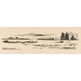 thumbnail image 2 of Johannes Frederik Engelbert ten Klooster 14x8 Gold Ornate Wood Frame and Double Matted Museum Art Print Titled - Estuary N. N. Guinea, 2 of 4